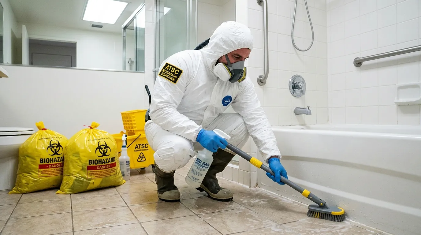 Decontamination equipment deployed for Blood Cleanup in Northbrook